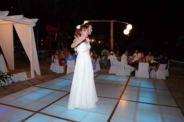 Llegando a la recepcion