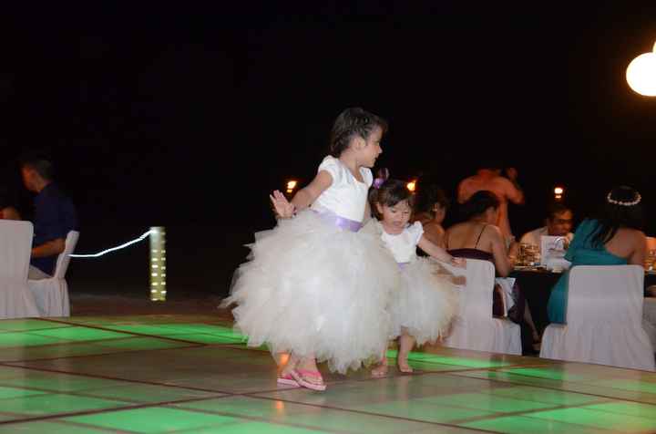 Mis bellas hijas en la pista