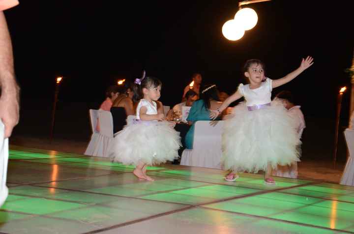 Mis bellas hijas en la pista