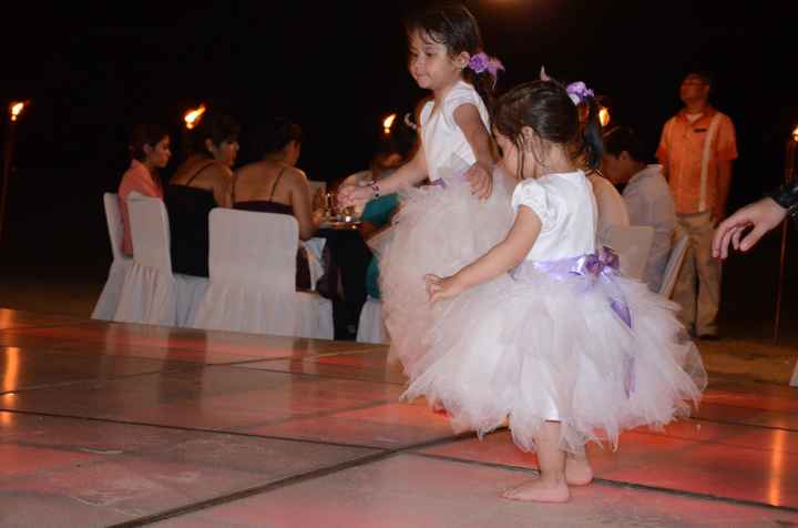 Mis bellas hijas en la pista