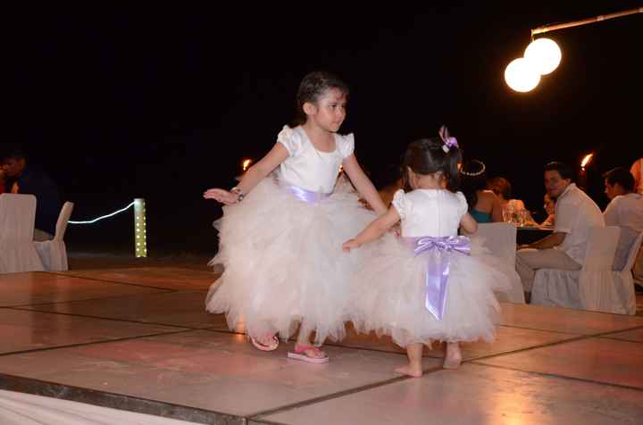Mis bellas hijas en la pista