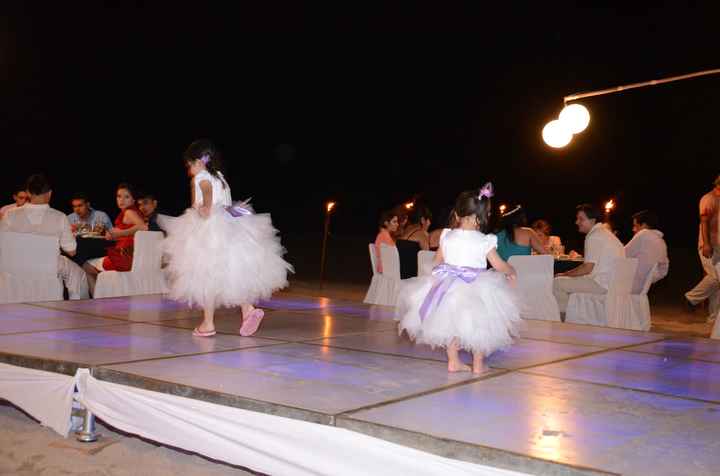 Mis bellas hijas en la pista