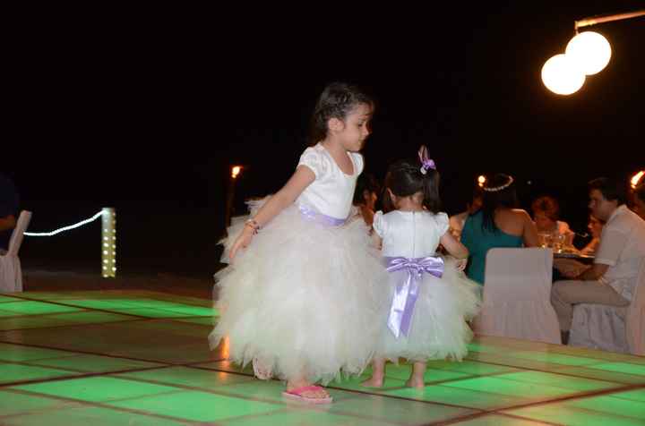 Mis bellas hijas en la pista