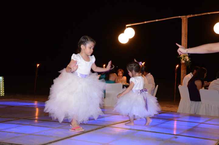 Mis bellas hijas en la pista