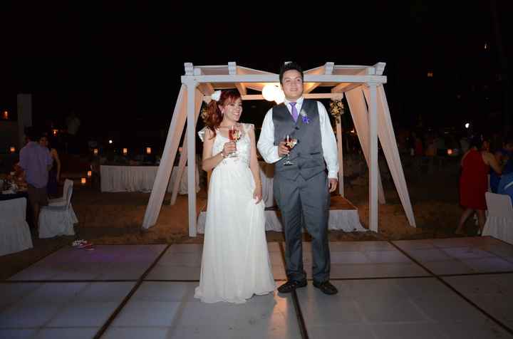 Brindis de los novios