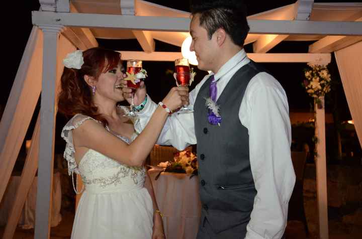 Brindis de los novios