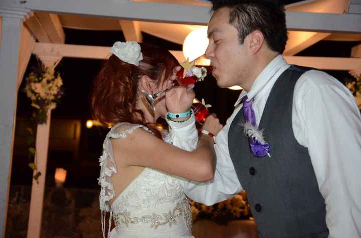 Brindis de los novios
