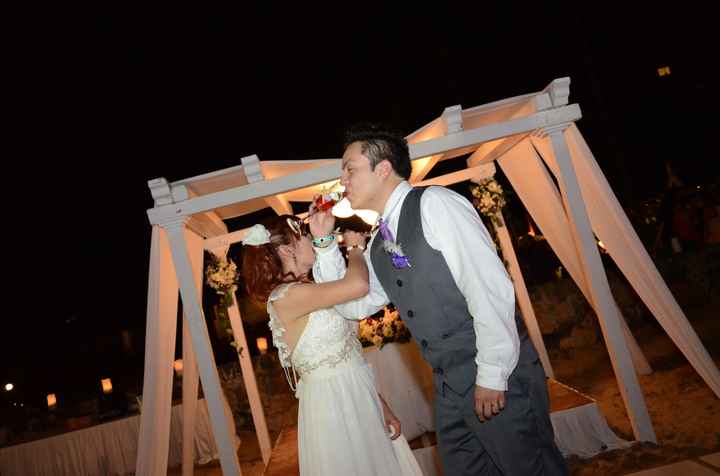 Brindis de los novios