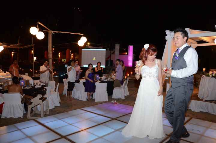Brindis de los novios