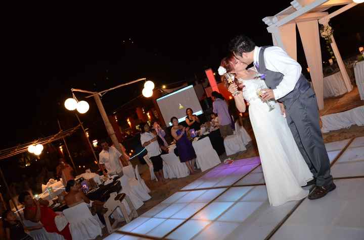 Brindis de los novios