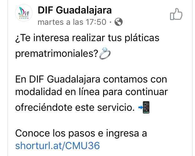 Pláticas pre matrimoniales en línea - 1