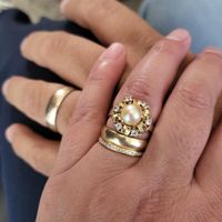 Como usar el anillo de compromiso y la argolla de matrimonio - 1