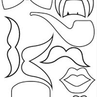 Móldes para Photo Booth Proops