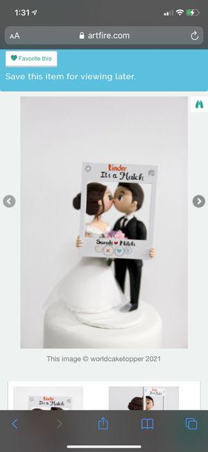 ¿Sí o no a este tipo de cake toppers? 🎁 1