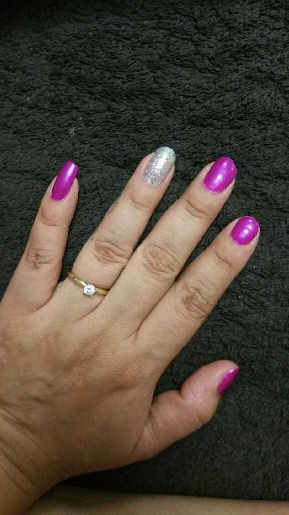 Fotos lindas con su anillo de compromiso - 1