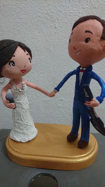Cake toppers terminados