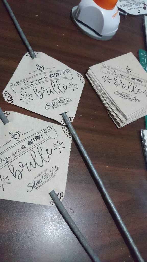 Tarjeta para Luces de Bengala