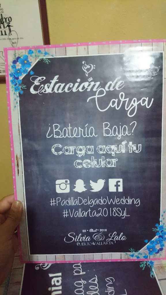 Cartel Estación de Carga