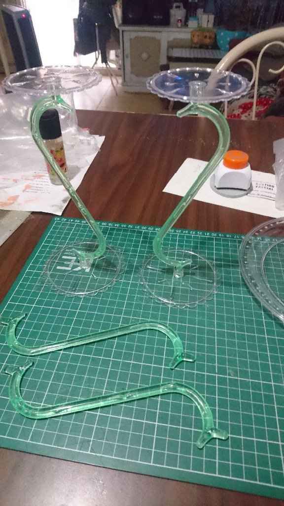 Piezas armadas de Centro de mesa Cizne (Parisina)