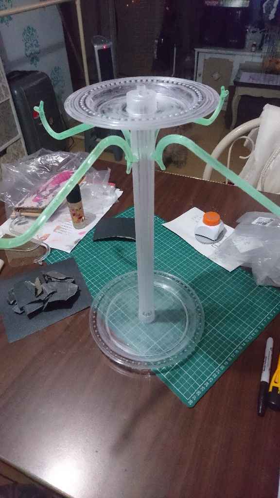 Centro de mesa semi terminado