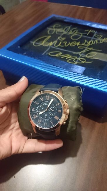 Reloj de regalo por 4to aniversario