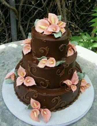 Con flores que contrastan