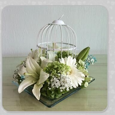 Arreglos de mesa con flores naturales - 10