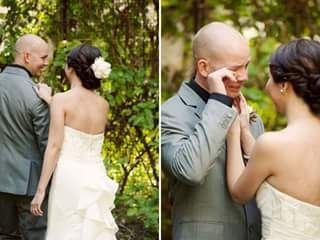 Su reaccion al vernos vestidas de novia - 3