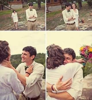 Su reaccion al vernos vestidas de novia - 8