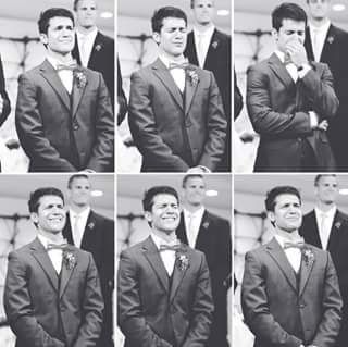 Su reaccion al vernos vestidas de novia - 12
