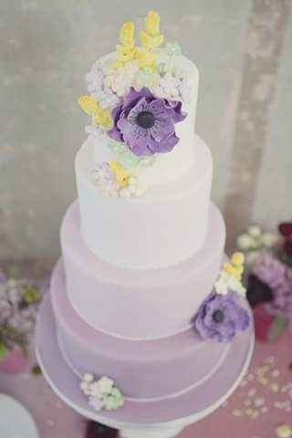 Combinacion amarillo con lila para la bodaa - 1