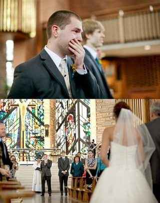 Su reaccion al vernos vestidas de novia - 6