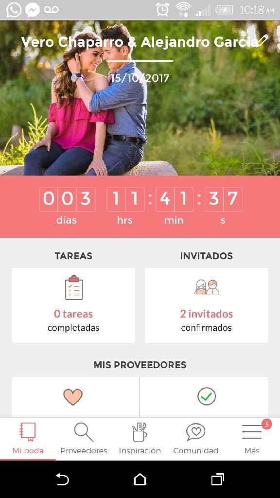 ¿Cuántos días faltan para tu día B? - 1