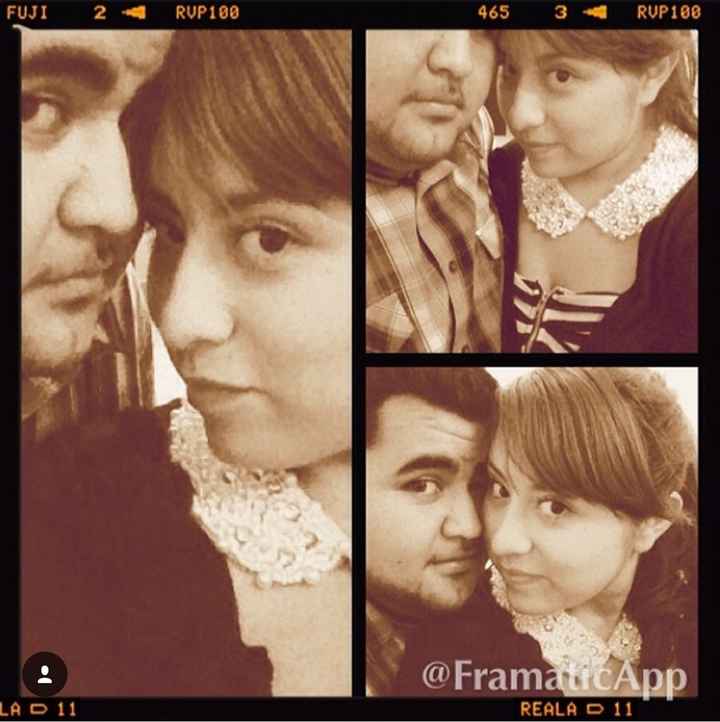 Porque Vivir es recordar, Cual fue su primera foto de novios ? - 1