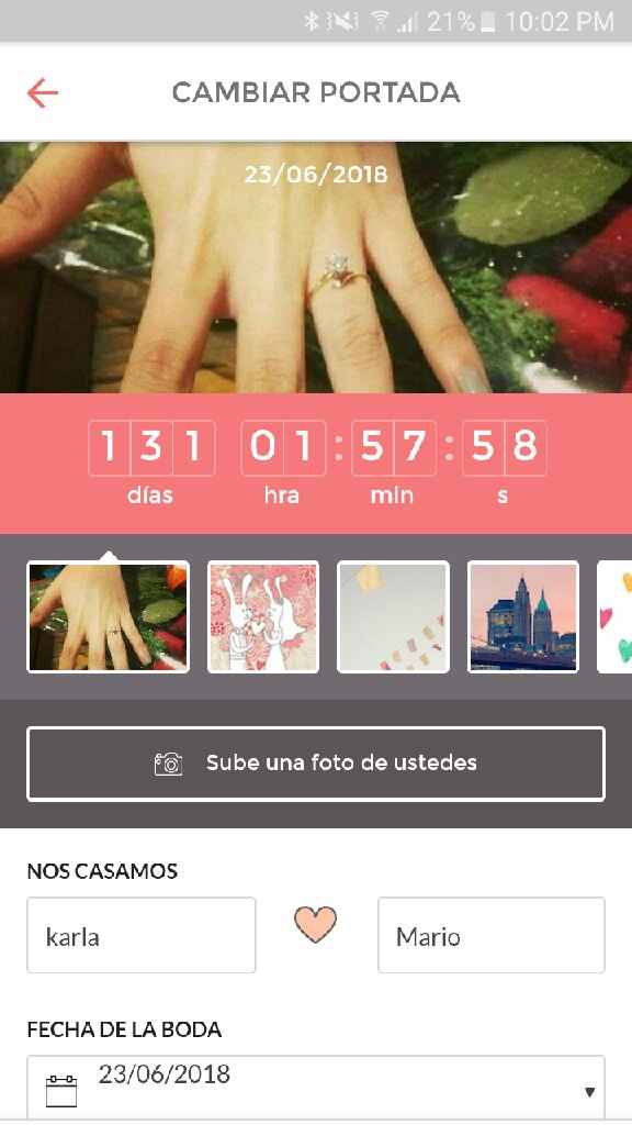 ¡Escribe los días que faltan para tu boda! - 1
