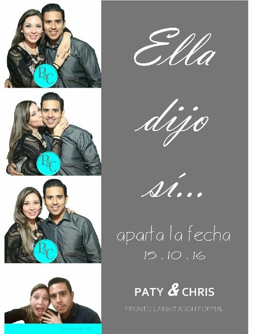 Save the date? - 1