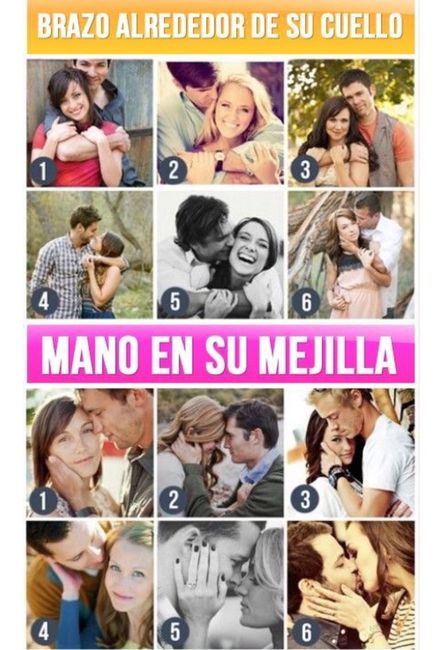 Poses para la sesión de fotos save the date! - 2