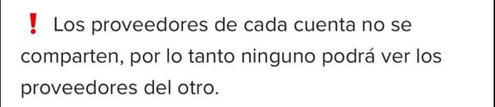 Se puede compartir proveedores favoritos a través de la app? - 1
