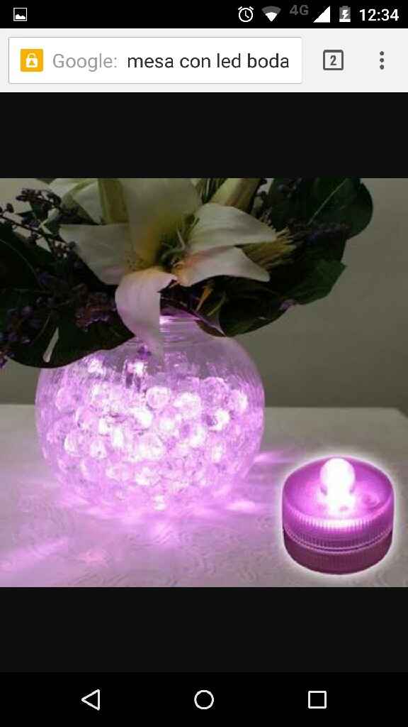 Centros de mesa neón - 1