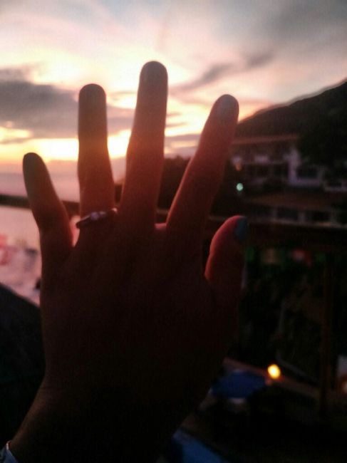 ¿se tomaron una foto cuando les dieron el anillo? - 1