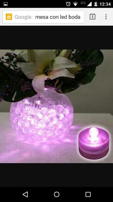 Centros de mesa neón - 1