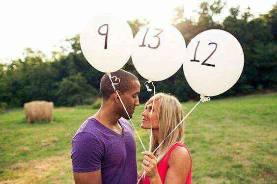 Ideas save the date con globos❤ - 7