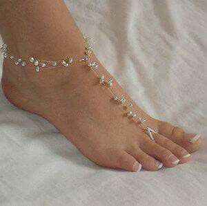 Sandalias-pulseras para bodas en playa.. - 8
