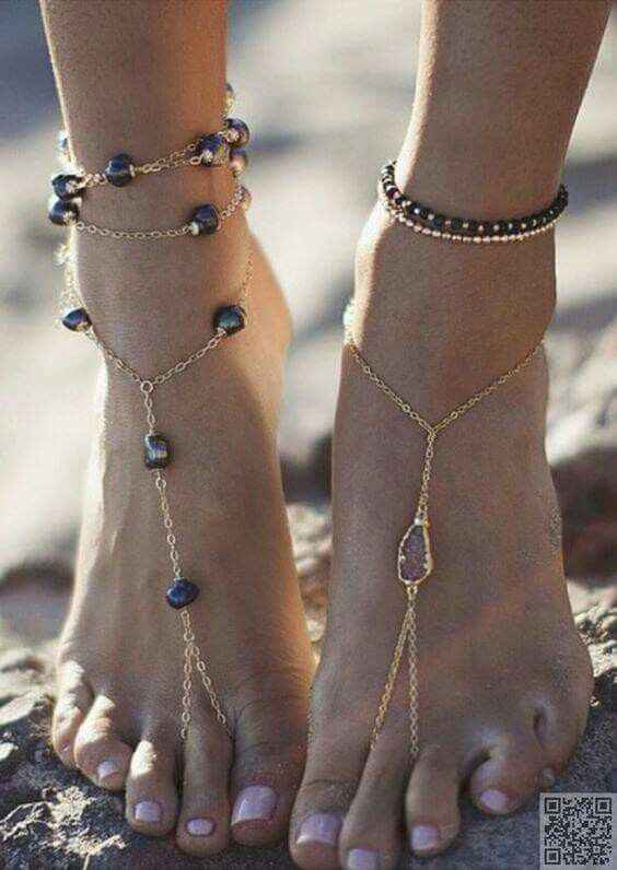 Sandalias-pulseras para bodas en playa.. - 11