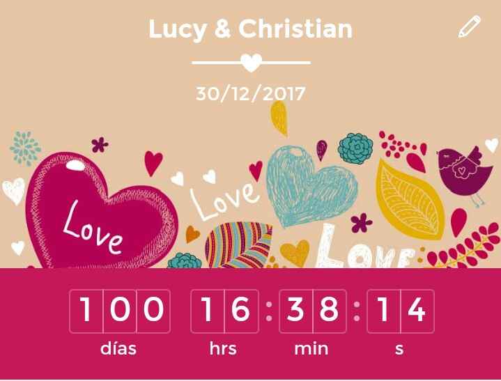  100 días.. inicia cuenta regresiva 😍 - 1