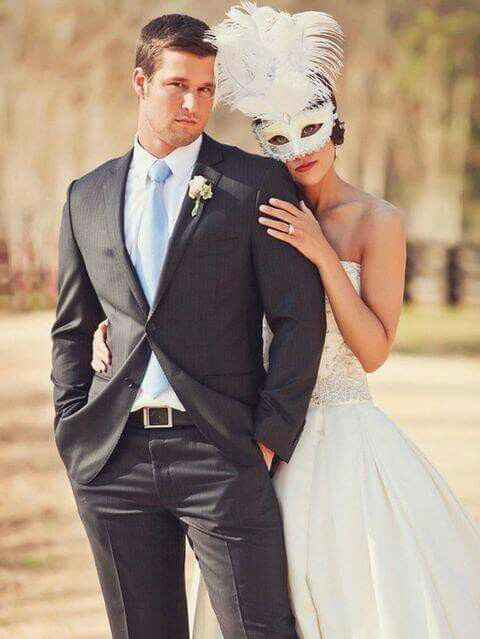  Antifaces para novios😎 - 8