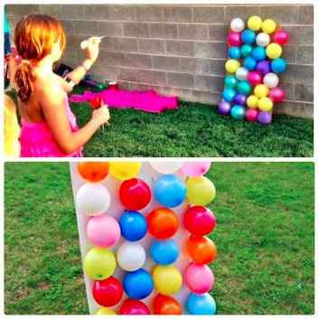 idea 10- que tal pinchar los globos... idea económica y divertida..