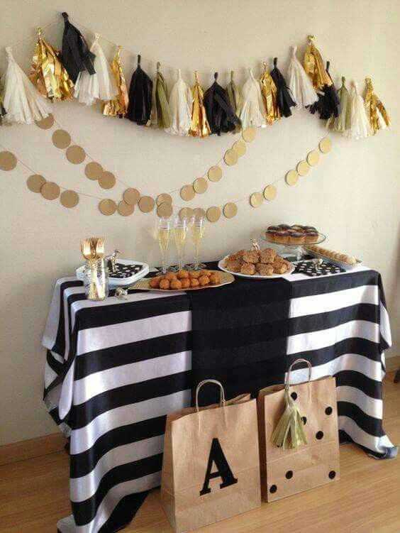  Mesa de postres en Dorado❤ - 2