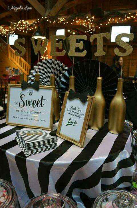  Mesa de postres en Dorado❤ - 7
