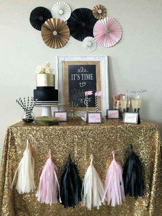  Mesa de postres en Dorado❤ - 28